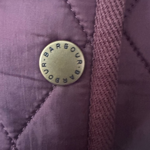 Barbour Quilted Burgundy Vest 6 - Picture 4 of 14